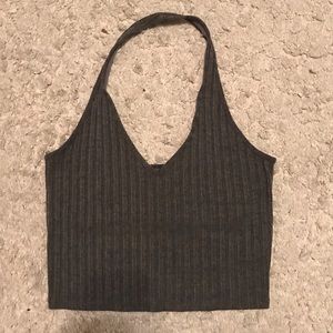 Grey Holster Halter top